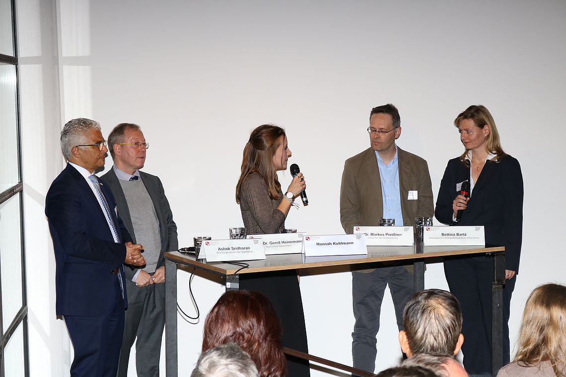 Podiumsdiskussion zur Zukunft des Bonner Einzelhandels