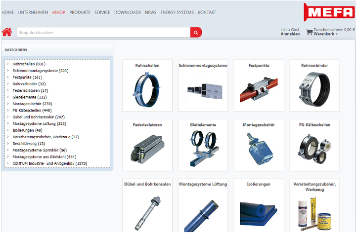 MEFA eShop 