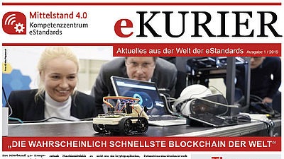 Aktuelles aus der Welt der eStandards im eKURIER 01/2019