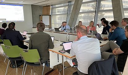 RPA Worshop mit mehreren Teilnehmer:innen.