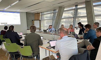 RPA Worshop mit mehreren Teilnehmer:innen.