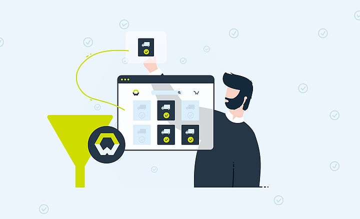 Wucato Mann bestellt Waren auf einer digitalen Plattform | © Wucato