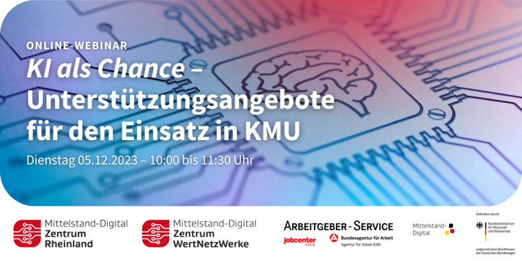 KI als Chance – Unterstützungsangebote für den Einsatz in KMU