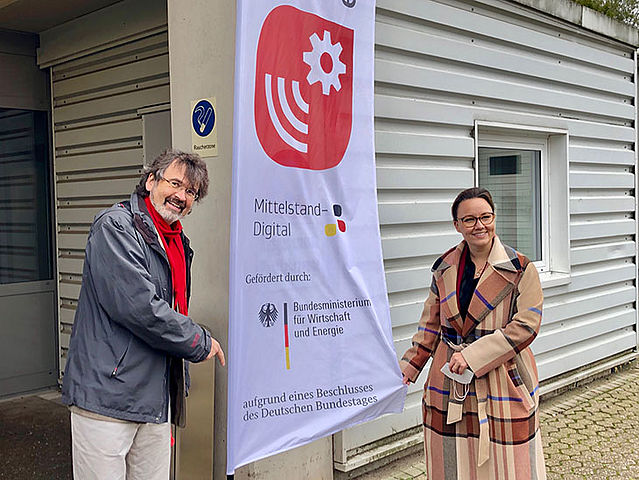 Michelle Müntefering zu Besuch in der Offenen Werkstatt Hagen