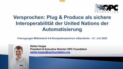Kompetenzzentrum eStandards Impulsvortrag OPC