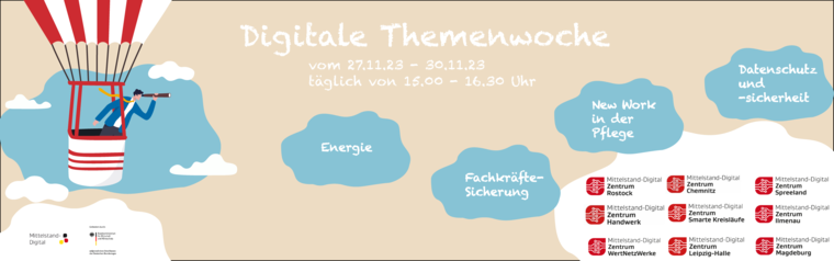 Digitale Themenwoche – Gestalten Sie mit uns Ihre digitale Zukunft