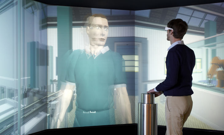 DASA Arbeitswelt Ausstellung Auf Augenhöhe mit dem Roboter: Arbeiten in der Virtuellen Fabrik