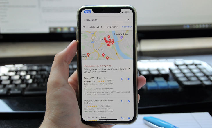 Google My Business nutzen viele Verbraucher, um sich über Einzelhändler und Dienstleister in ihrer Nähe zu informieren.