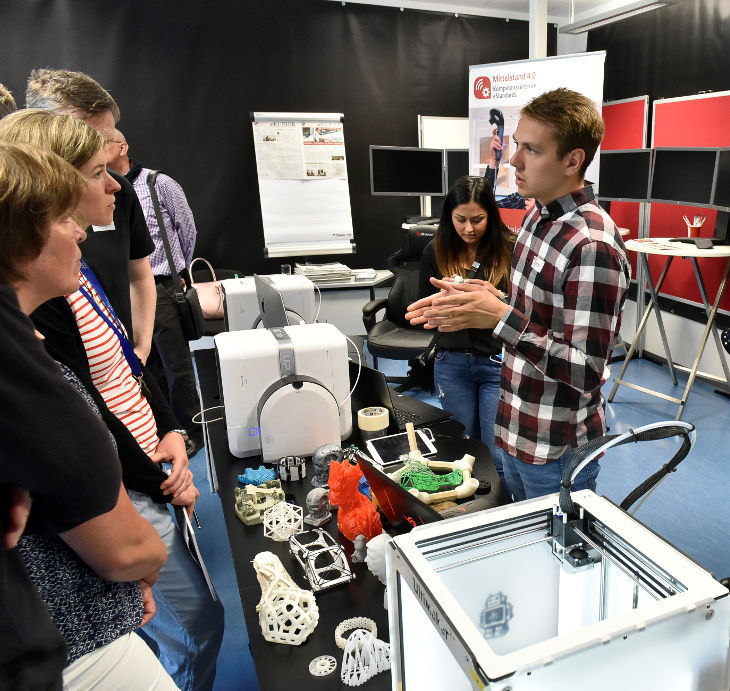 Vorführung 3D- Druck in der Offenen Werkstatt Hagen