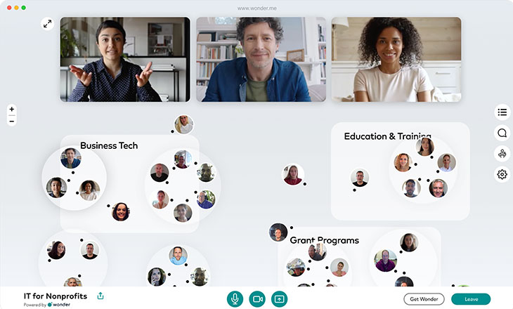 SmartSolutions: Flexibel kommunizieren mit der virtuellen Konferenzumgebung „Wonder“